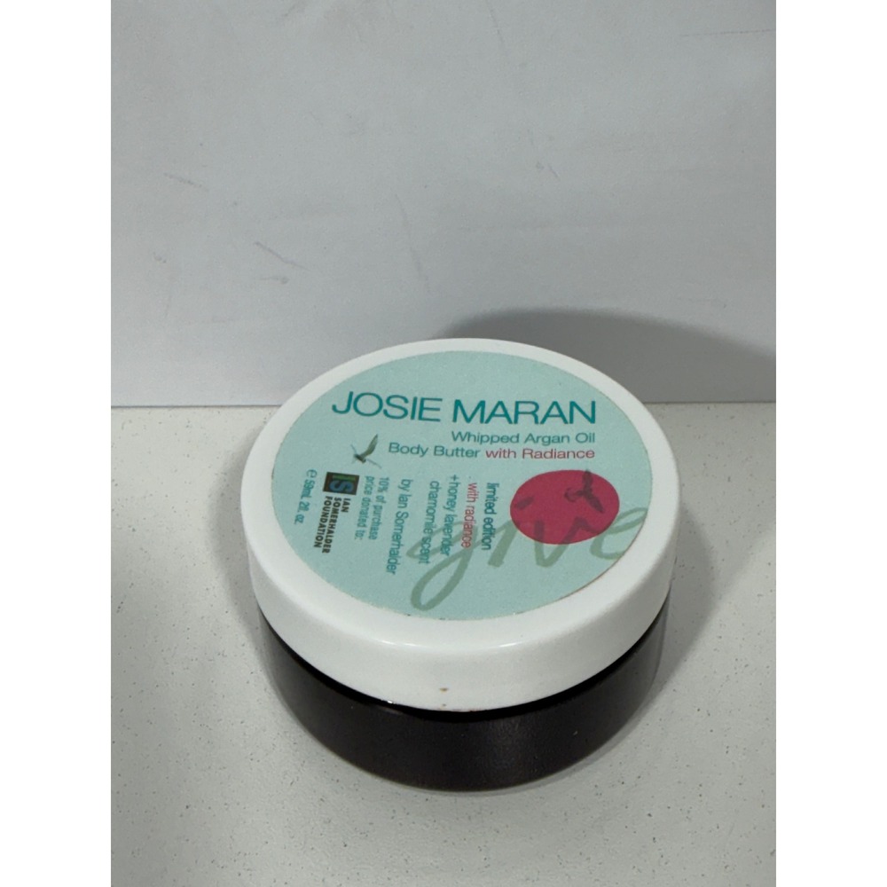 Josie Maran Whipped Argan Oil Body Butter Radiance Honey Lavender 2oz Limited Ed